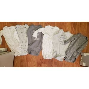 Baby boy bodysuits and pants 6 months